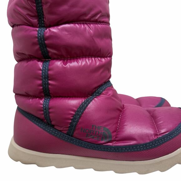 North Face Womens Amore II Radiance Winter Boots US 7 EU 28 Purple/Cosmic Blue - Picture 8 of 11